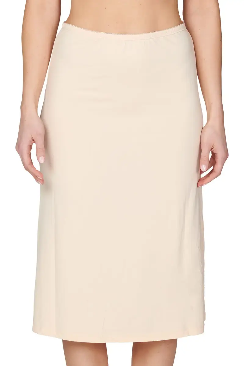 Gaubert Onderrok extra lang - 67-72CM - Lange dames jupon - Huidskleur - Zwart - Wit Gaubert Onderrok extra lang - 67-72CM - Lange dames jupon - Huidskleur - Zwart - Wit