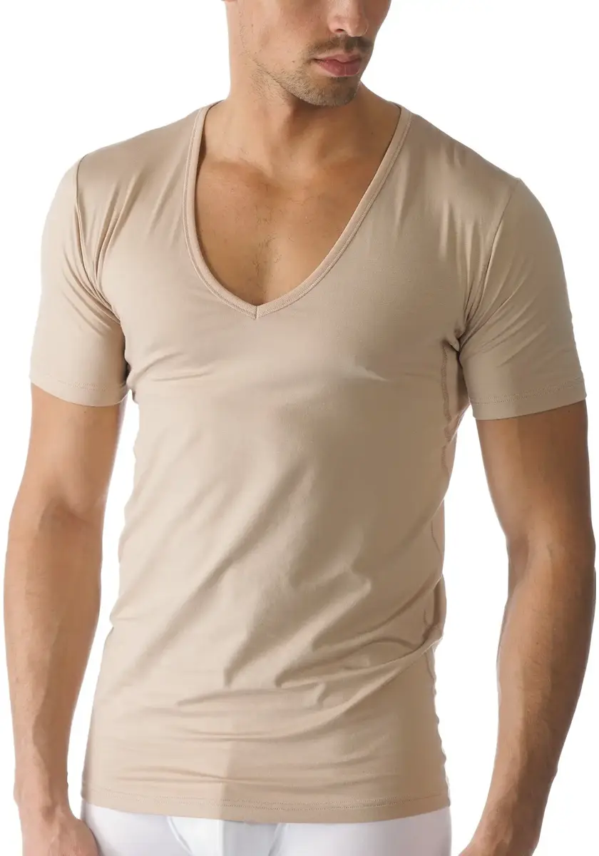 Mey heren Ondershirt - Dry Cotton - Business slim fit - T-shirt voor onder overhemd - Schijnt niet door - Diepe V-hals