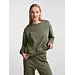 Pieces Sweater - Loungewear Top - 2 - Huispak top - Jogging trui - Donkergroen