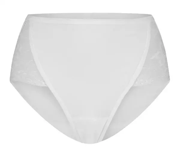 Ten Cate High Leg lace slip dames - Kant - 32292 - Hoog opgesneden kanten dames taille slip - Biologisch katoen - Onderbroek