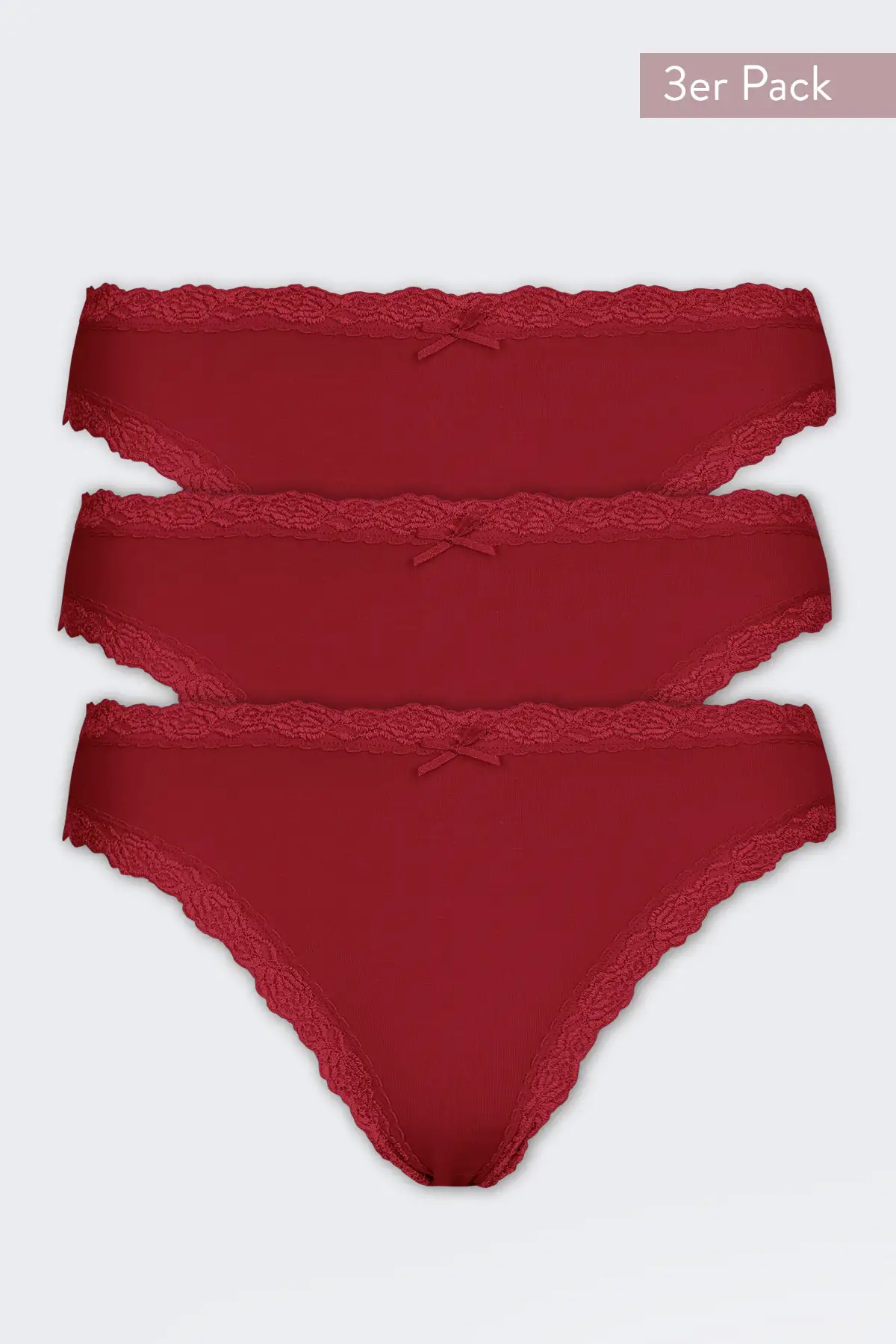 Nina von C 3-pack dames Jazzpant - Kant