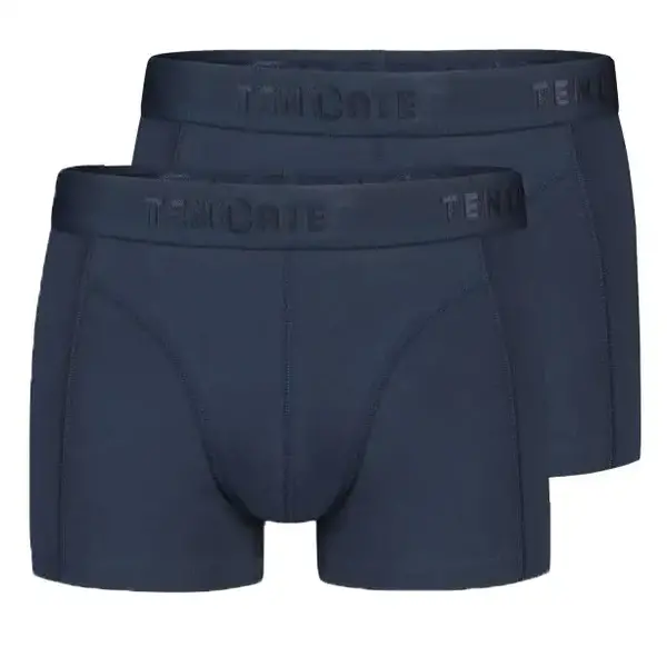 Ten Cate 2-Pack Basics Heren Shorty - 32321 - Comfortabele Heren boxershorts - Heren onderbroeken - Zwart, donkerblauw, grijs Ten Cate 2-Pack Basics Heren Shorty - 32321 - Comfortabele Heren boxershorts - Heren onderbroeken - Zwart, donkerblauw, grijs