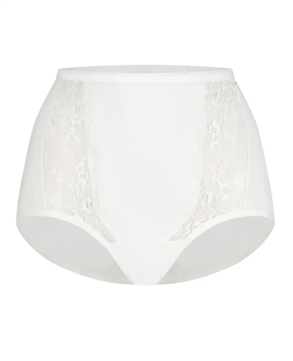 Ten Cate dames Lace maxi - Kanten dames taille slip - Hoge onderbroek - Biologisch katoen - Badstof kruisje Ten Cate dames Lace maxi - Kanten dames taille slip - Hoge onderbroek - Biologisch katoen - Badstof kruisje