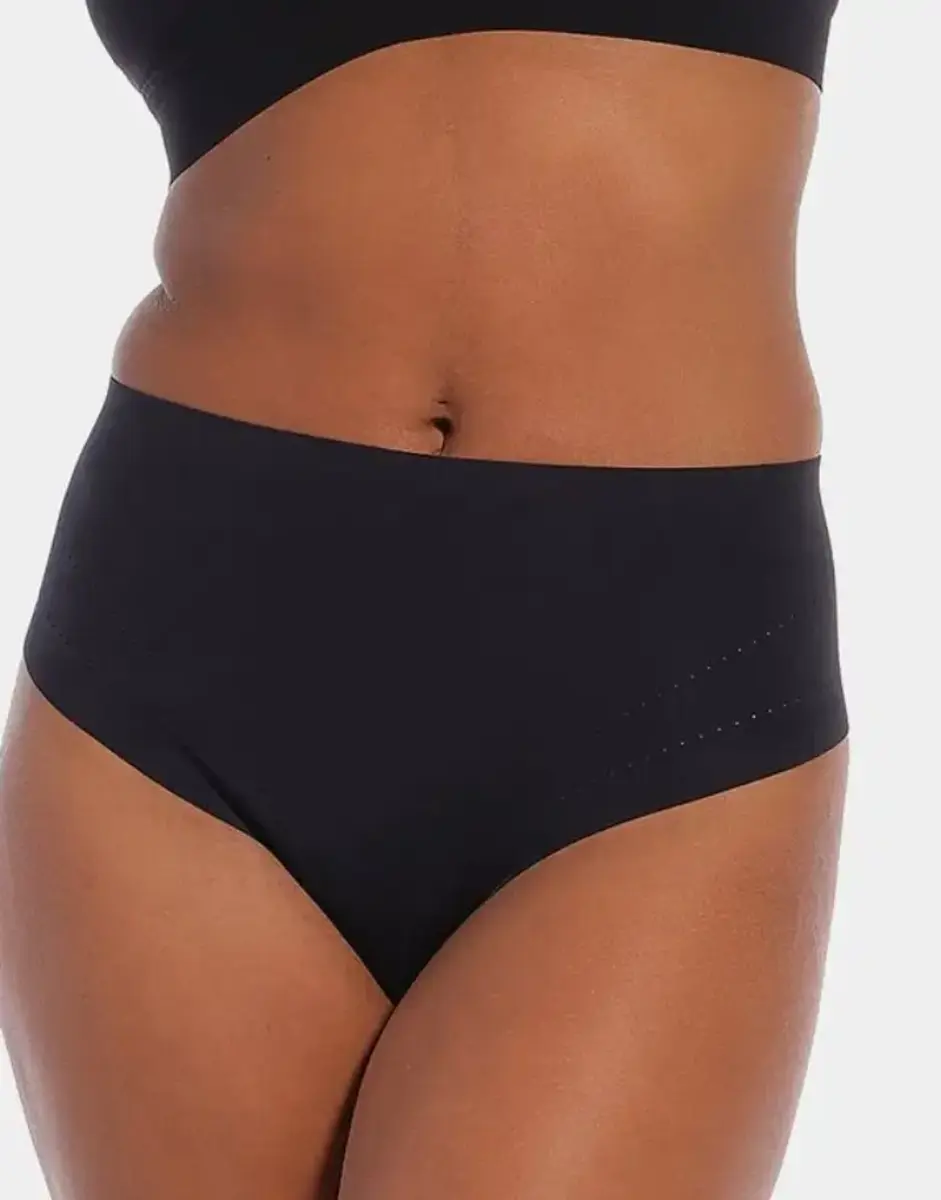 Magic sterk corrigerende string - Dream Shaper Thong - Buik corrigerende shapewear brief - Zwart - Huidskleur Magic sterk corrigerende string - Dream Shaper Thong - Buik corrigerende shapewear brief - Zwart - Huidskleur