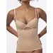 Dorina Corrigerend hemd dames - Medium control - Shapewear onderhemd zonder bh - Buik Corrigerend - Zwart en huidskleur - Huidskleur
