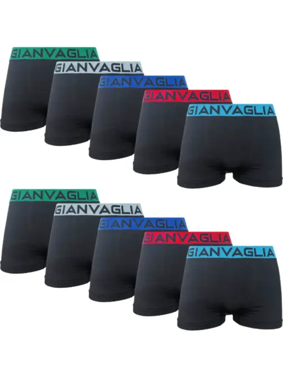 Gianvaglia 10-Pack Heren Boxershorts - Naadloos - Heren onderbroeken - ondergoed