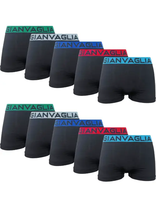 Gianvaglia 10-Pack Heren Boxershorts - Naadloos Gianvaglia 10-Pack Heren Boxershorts - Naadloos