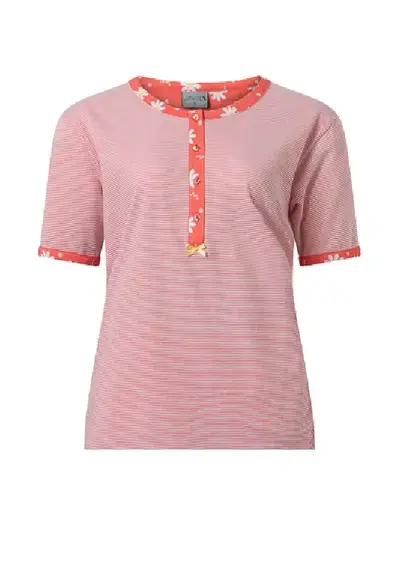 Lunatex tricot dames nachthemd Korte mouw - 224146 Lunatex tricot dames nachthemd Korte mouw - 224146