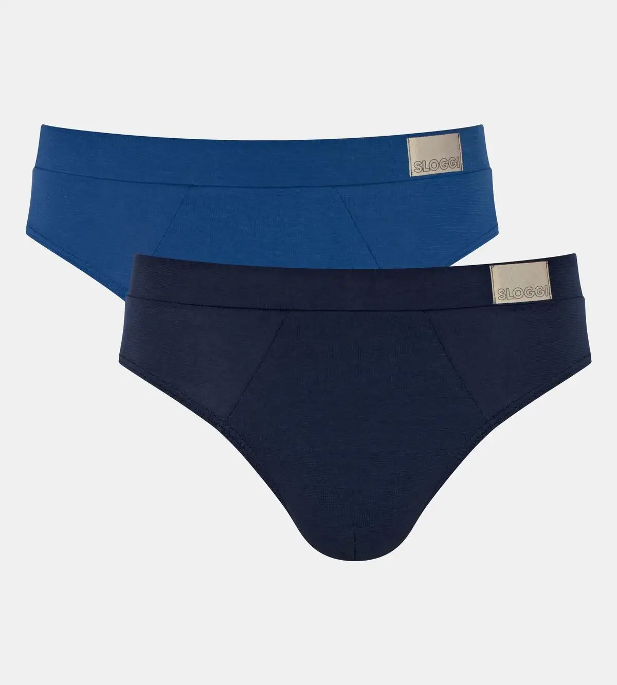 Sloggi 2-pack heren heup Slips - GO Natural Brief - Biologisch katoenen heren onderbroeken - Zachte stoffen band