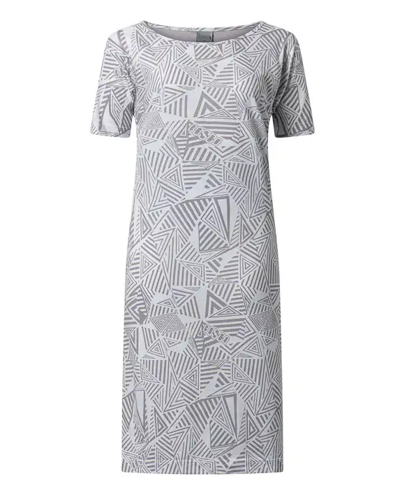 Lunatex tricot dames nachthemd Korte mouw - 224149 - katoenen nachthemd
