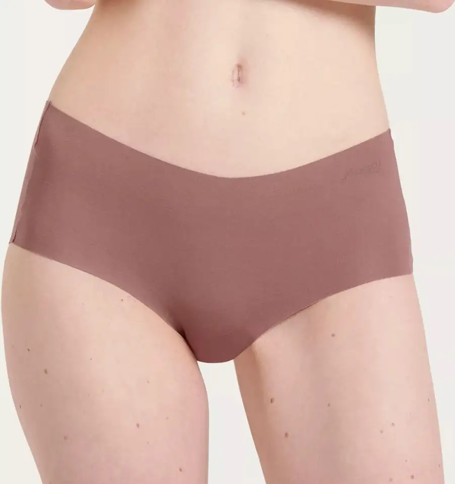 Sloggi dames Zero short Modal 2.0 - Naadloze dames boxershort - Katoenen kruisje