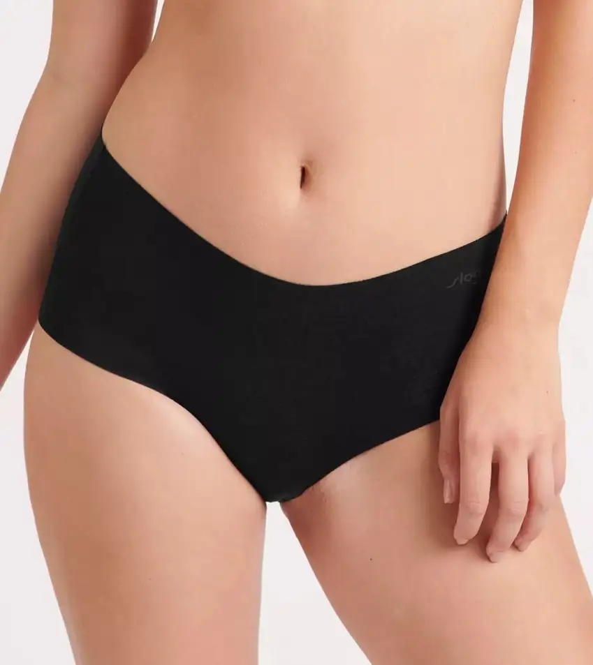 Sloggi dames Zero short Modal 2.0 - Naadloze dames boxershort - Katoenen kruisje