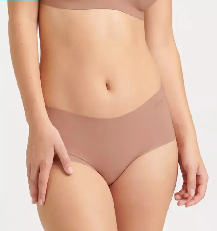 Sloggi dames Zero short Modal 2.0 - Naadloze dames boxershort - Katoenen kruisje