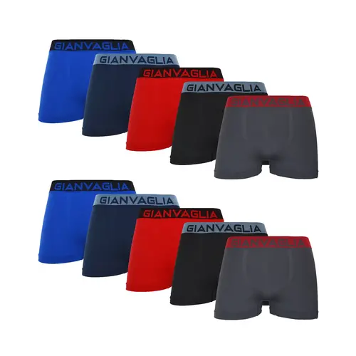 Gianvaglia 10-Pack Heren Boxershort microfiber - 9922 Gianvaglia 10-Pack Heren Boxershort microfiber - 9922
