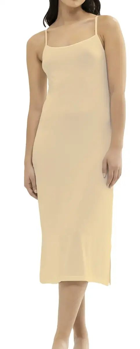 Gaubert Bamboe Onderjurk - Extra lang - Lange onderjurk met smalle bandjes - Wit - Zwart - Huidskleur Gaubert Bamboe Onderjurk - Extra lang - Lange onderjurk met smalle bandjes - Wit - Zwart - Huidskleur