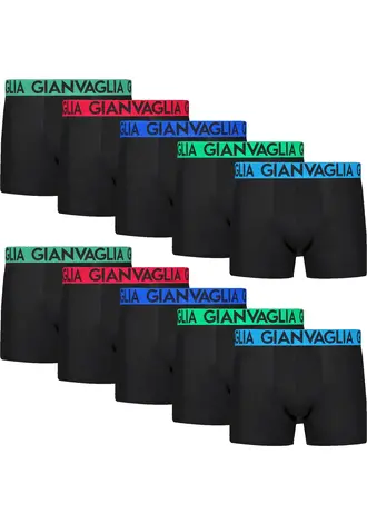 Gianvaglia Microfiber Dames Boxershorts Hoog 12-pack (Maat: S/L)