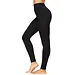 Heat Booster thermo legging dames fleece - Warme strakke Thermobroek - Zwart