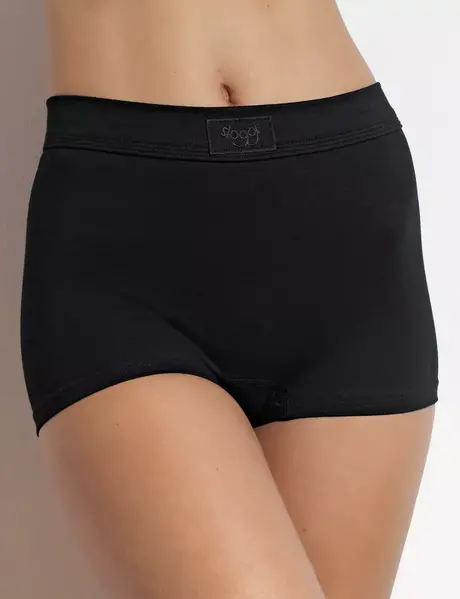 Sloggi Double Comfort short dames - Lekker zitten ondergoed dames - Badstof kruisje - katoenen dames ondergoed