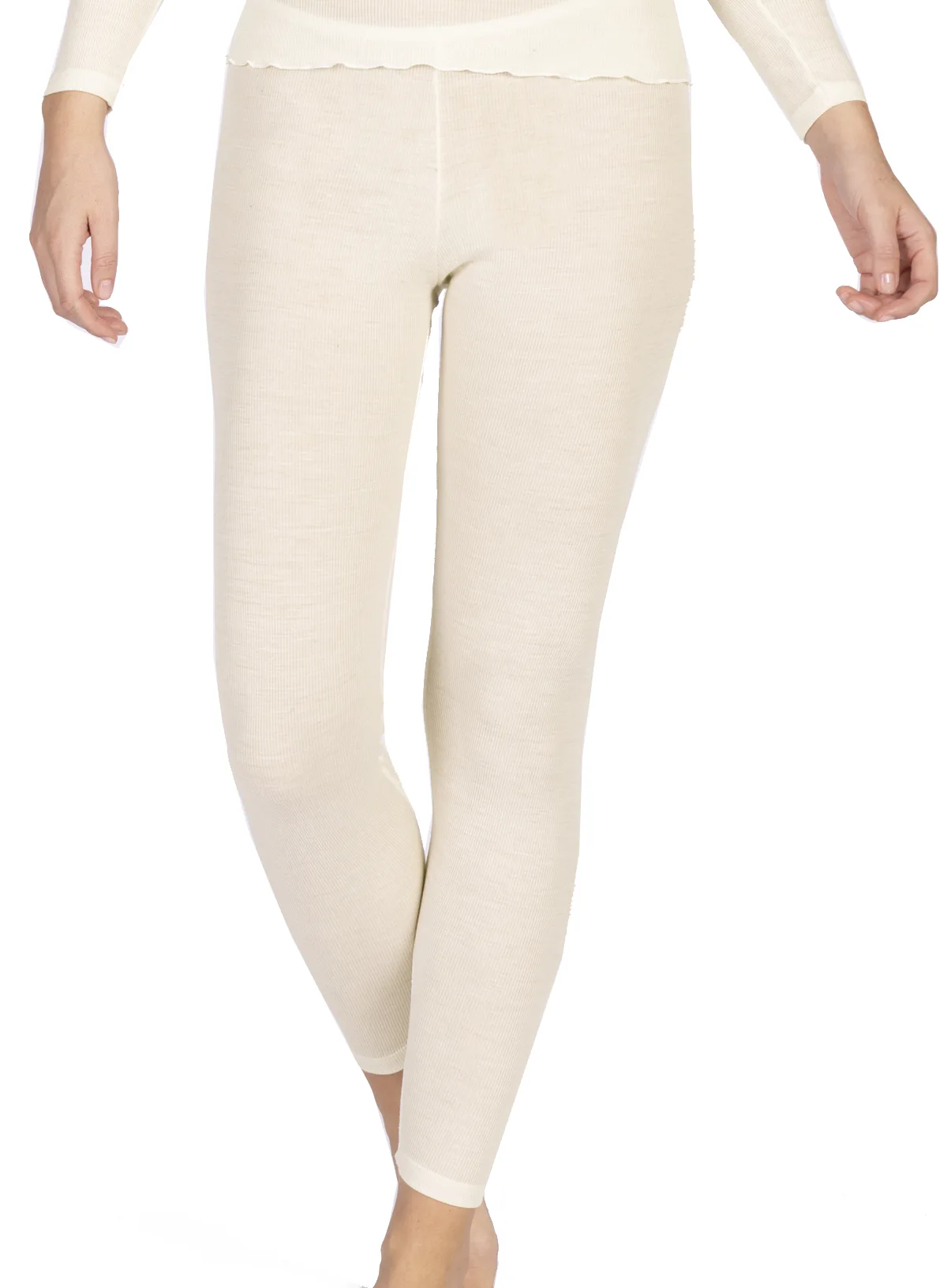 Nina von C dames Wollen legging / Thermo broek - Merino wollen thermisch lange onderbroek