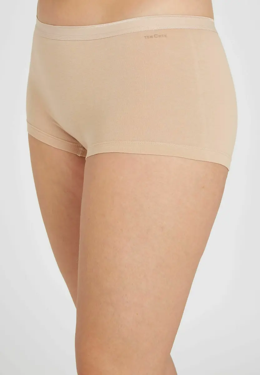 Ten Cate 4-pack Basic dames Shorts Organic - 32419 - Biologisch katoenen ten caten ondergoed dames boxerhorts- Wit - zwart - huidskleur Ten Cate 4-pack Basic dames Shorts Organic - 32419 - Biologisch katoenen ten caten ondergoed dames boxerhorts- Wit - zwart - huidskleur