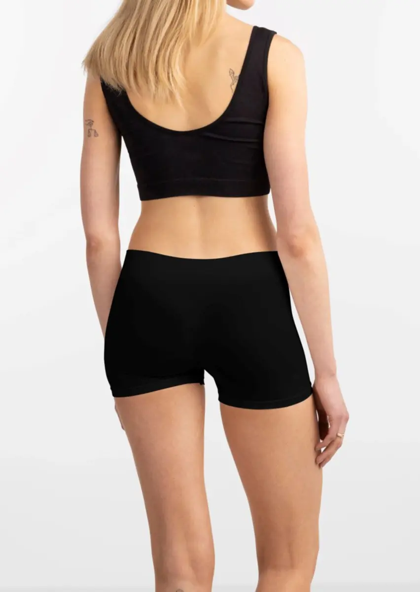 Pieces dames short naadloos - London - Broekje onder jurk - Boxershort lange pijpjes Pieces dames short naadloos - London - Broekje onder jurk - Boxershort lange pijpjes