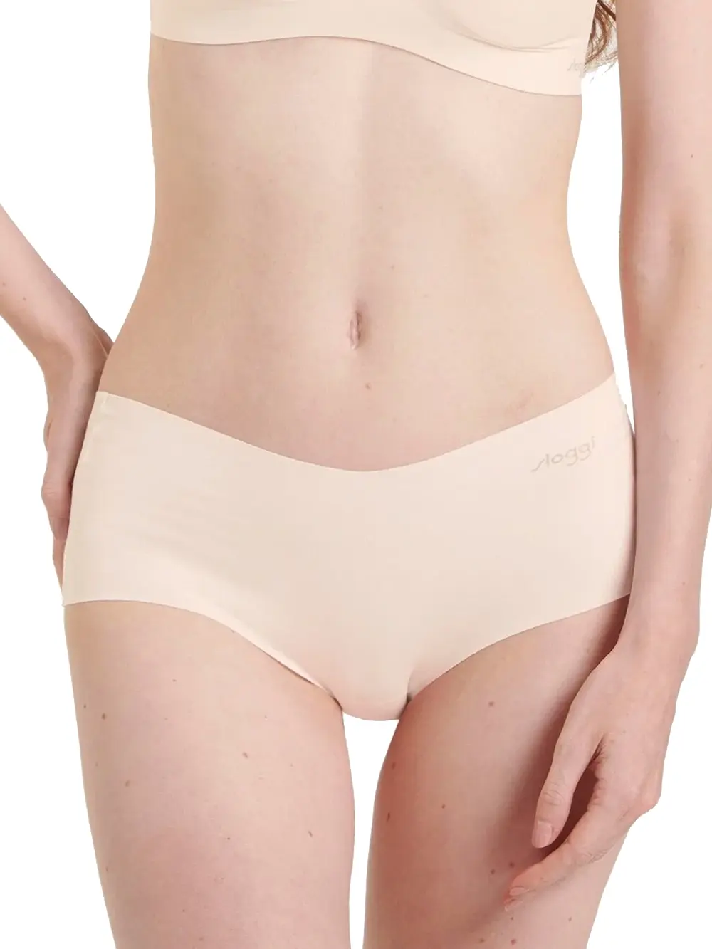 Sloggi dames Zero short Modal 2.0 - Naadloze dames boxershort - Katoenen kruisje