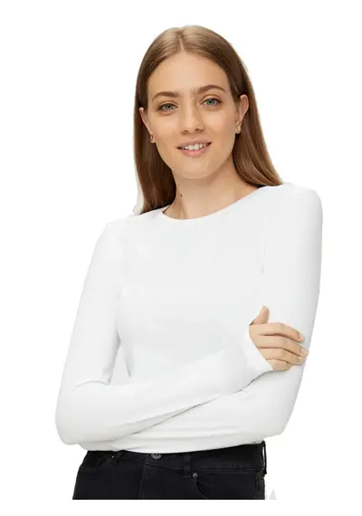 Pieces dames ondershirt lange mouw - Long Tee Pieces dames ondershirt lange mouw - Long Tee