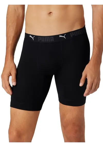 Puma 2-pack extra lange pijpjes boxershorts heren Puma 2-pack extra lange pijpjes boxershorts heren