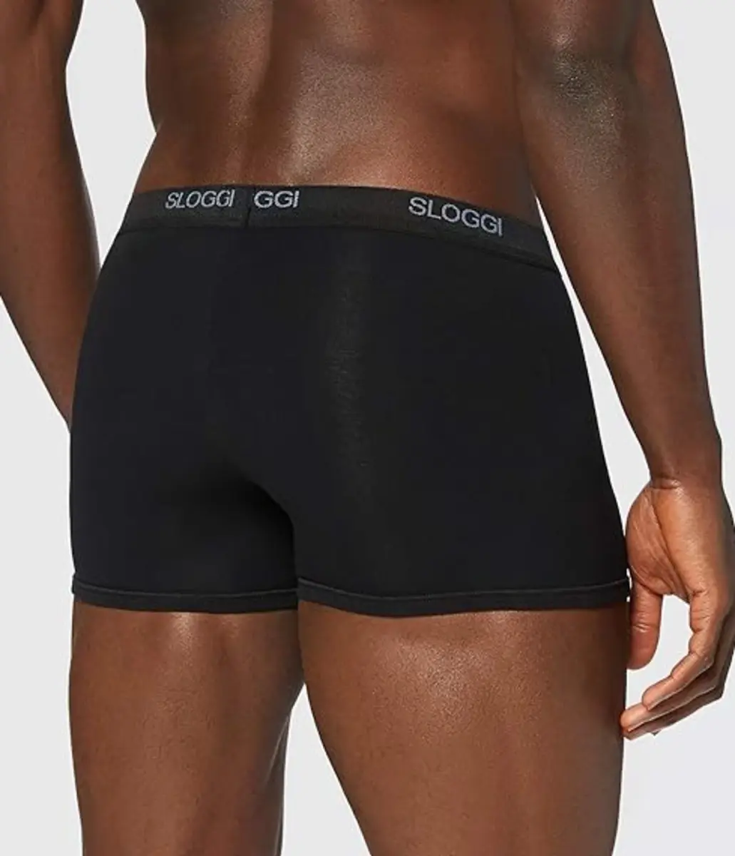 Sloggi 2-pak Basic boxershort heren - Heren onderbroek kort pijpje - Sloggi heren ondergoed