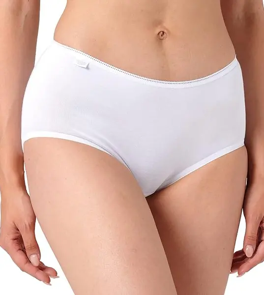 Sloggi dames 24/7 midi heup slip  - Natural katoen Sloggi dames 24/7 midi heup slip  - Natural katoen