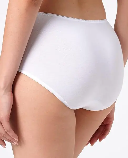 Sloggi dames 24/7 midi heup slip  - Natural katoen Sloggi dames 24/7 midi heup slip  - Natural katoen