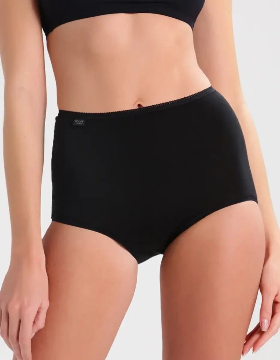 Sloggi dames 24/7 maxi taille slip - Natural katoen - Hoge Katoenen dames ondergoed - sloggi slips dames Sloggi dames 24/7 maxi taille slip - Natural katoen - Hoge Katoenen dames ondergoed - sloggi slips dames