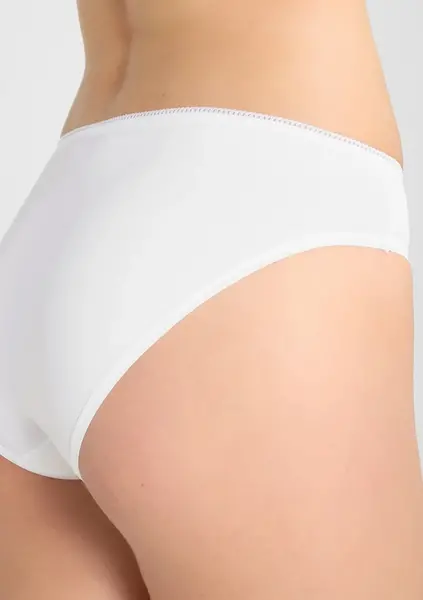 Sloggi 4-pack Basic Tai Slips dames - Hoog opgesneden dames onderbroeken - Wit vrouwen ondergoed Sloggi 4-pack Basic Tai Slips dames - Hoog opgesneden dames onderbroeken - Wit vrouwen ondergoed