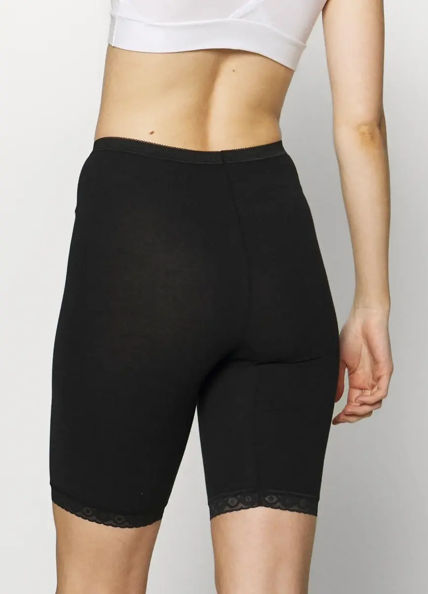 Sloggi Basic Long Dames - Boxershort lange pijpjes - Broekje voor onder jurk - Katoen