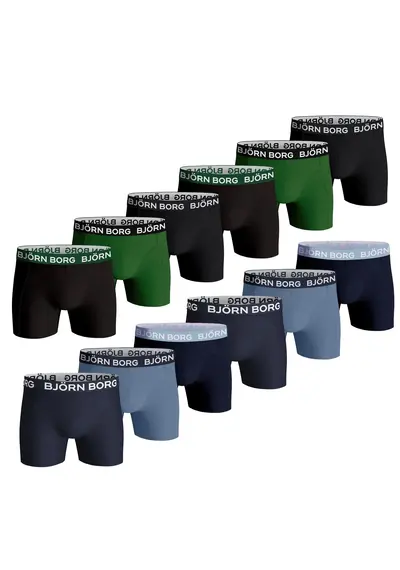 Bjorn Borg 12-pack heren boxershort - Colour Coded Bjorn Borg 12-pack heren boxershort - Colour Coded