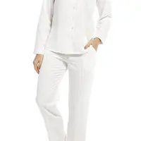 Pastunette Deluxe dames pyjama satijn - Snow