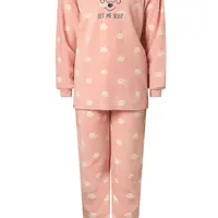 Cocodream fleece meisjes pyjama - "Let me Sleep"