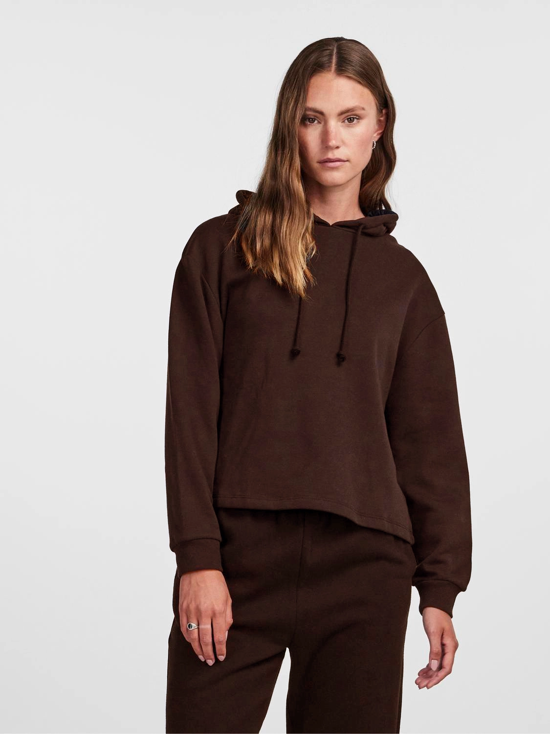 Pieces Hoodie - Loungewear Top - Chili Colours - Jogging Hoodie met capuchon
