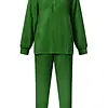 Lunatex badstof dames pyjama - Effen - 4187