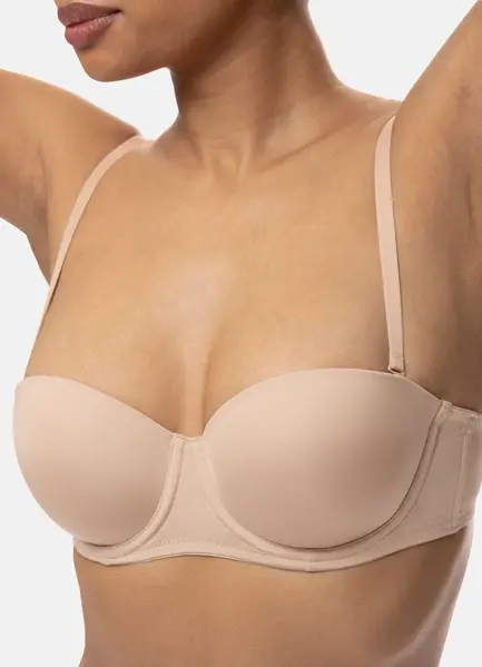 Dorina Balconette BH - Strapless - Michelle - Bh met verwijderbare bandjes - Wit - Zwart - Huidskleur Dorina Balconette BH - Strapless - Michelle - Bh met verwijderbare bandjes - Wit - Zwart - Huidskleur