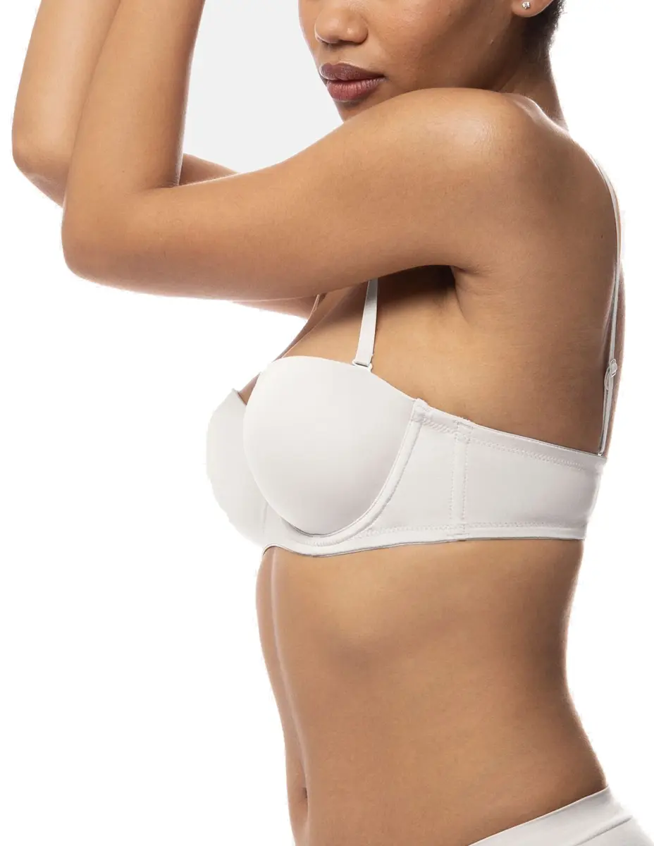 Dorina Balconette BH - Strapless - Michelle - Bh met verwijderbare bandjes - Wit - Zwart - Huidskleur Dorina Balconette BH - Strapless - Michelle - Bh met verwijderbare bandjes - Wit - Zwart - Huidskleur
