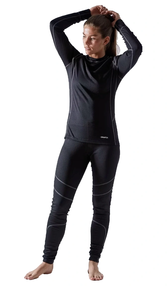 Craft core dry baselayer- Dames thermoset - Graphit - Thermo ondergoedset dames