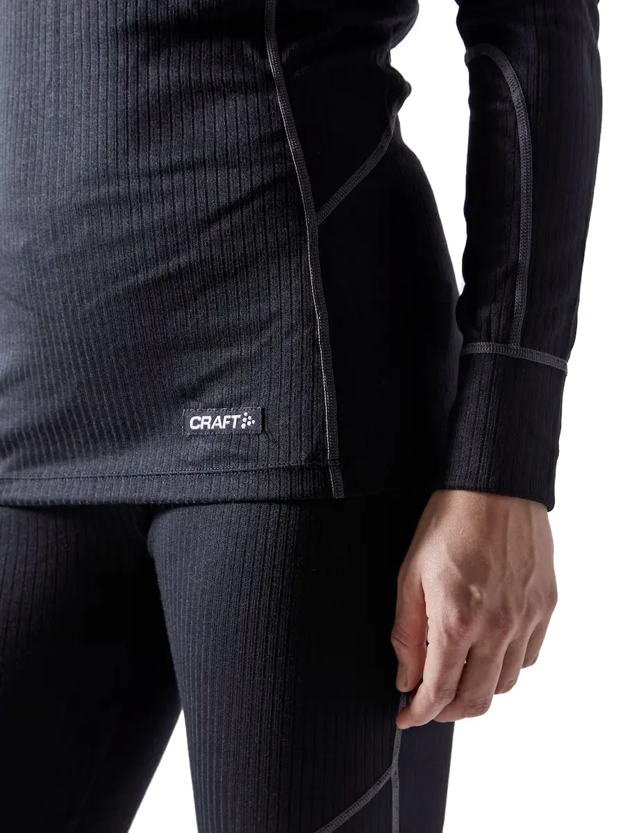 Craft core dry baselayer- Dames thermoset - Graphit - Thermo ondergoedset dames Craft core dry baselayer- Dames thermoset - Graphit - Thermo ondergoedset dames