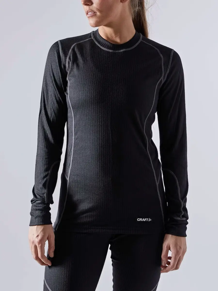 Craft core dry baselayer- Dames thermoset - Graphit - Thermo ondergoedset dames Craft core dry baselayer- Dames thermoset - Graphit - Thermo ondergoedset dames