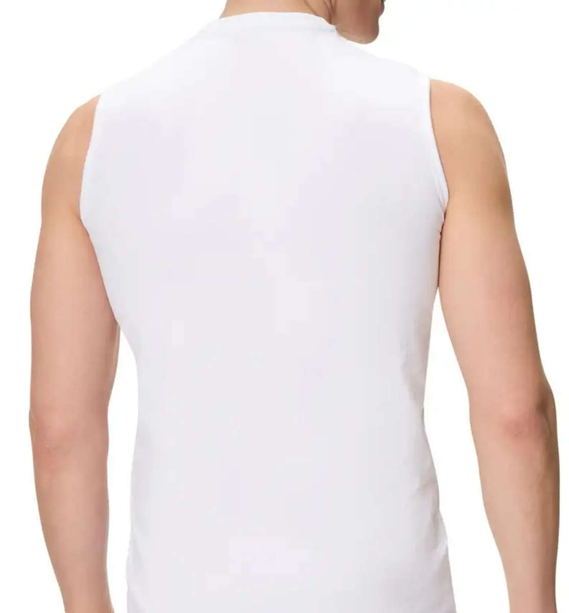 Beeren heren mouwloos shirt katoen Extra lang - Shirt zonder mouwen - wit en zwart Ondershirt Beeren heren mouwloos shirt katoen Extra lang - Shirt zonder mouwen - wit en zwart Ondershirt