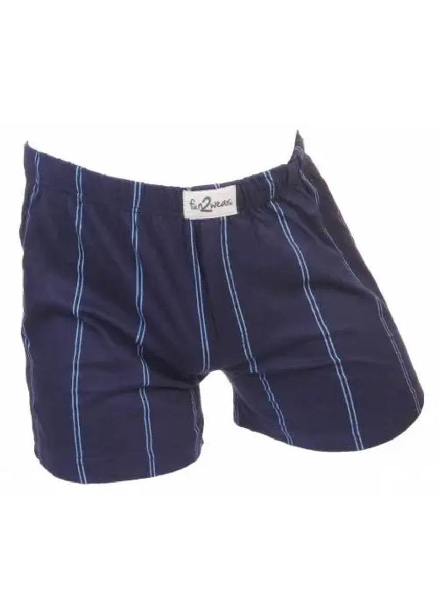 Funderwear-Fun2wear wijde heren boxershort krijtstreep - Katoenen losse boxershort met gulp Funderwear-Fun2wear wijde heren boxershort krijtstreep - Katoenen losse boxershort met gulp