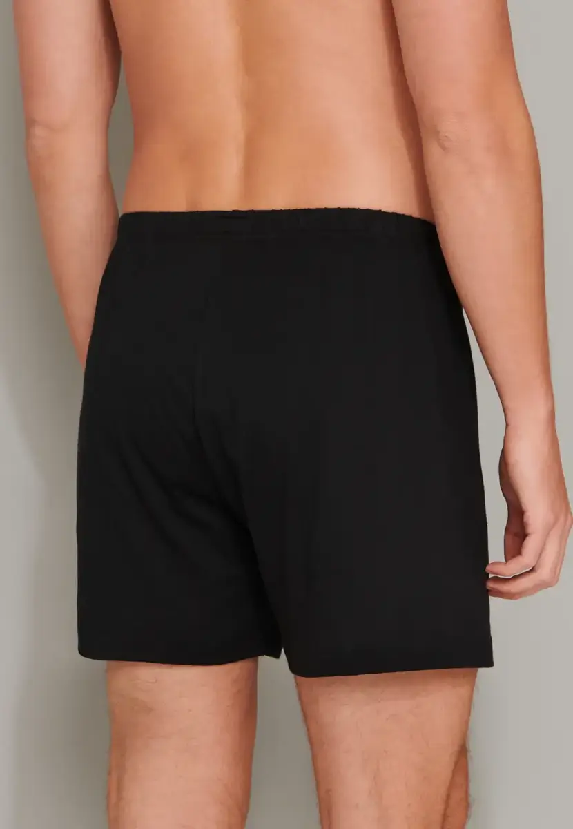 Schiesser 2-Pack heren wijde boxershort - Selected - 100% katoenen losse boxershort met sluiting