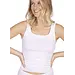 Nina von C dames hemd biologisch katoen  - Singlet - Biologisch -  100% katoen - wit, zwart - Wit