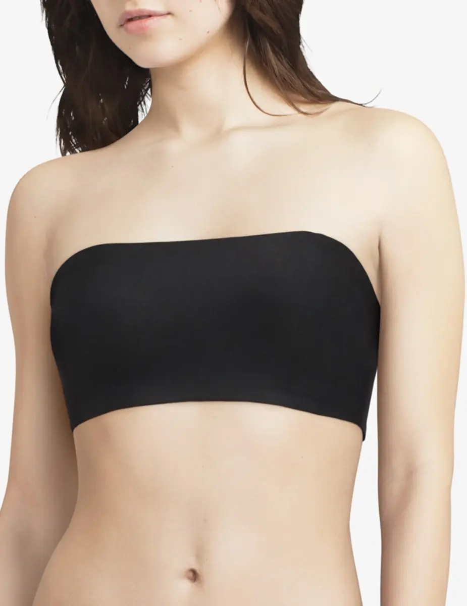 Chantelle naadloze Bandeau met vulling - Soft Stretch - Padded Bandeau bh - Anti slip