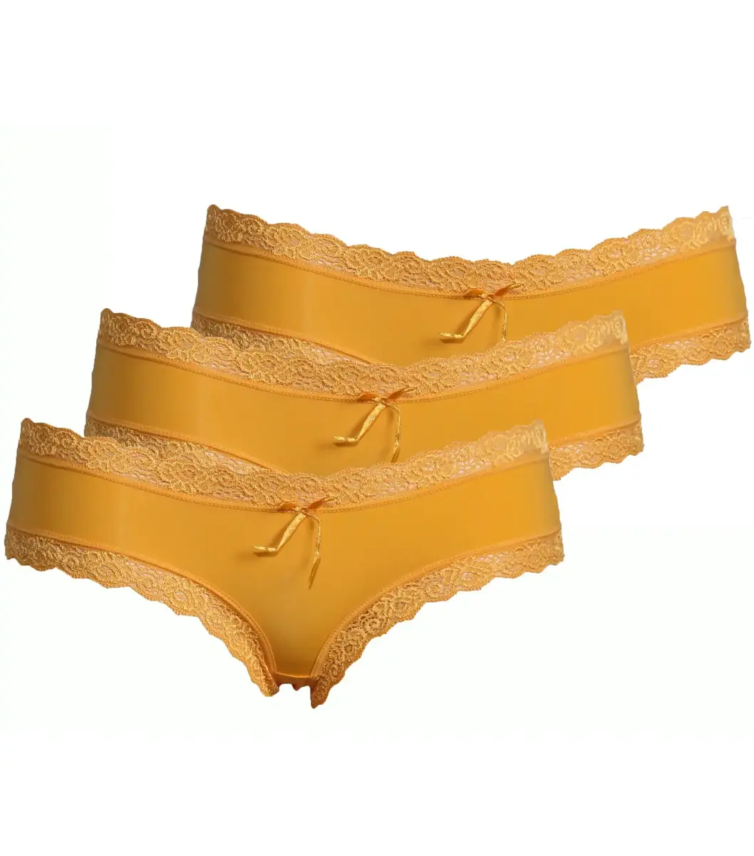 J&C dames string / hipster 3-pack kant 1610/1604 - Kanten ondergoed - Kanten ondergoed - Microfiber J&C dames string / hipster 3-pack kant 1610/1604 - Kanten ondergoed - Kanten ondergoed - Microfiber